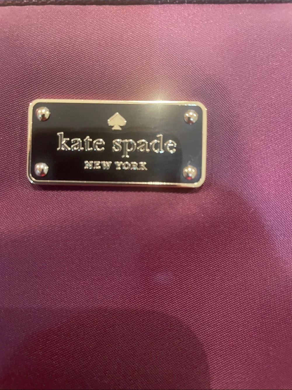 kate spade Plum Zip Tablet Sleeve in Deep Berry